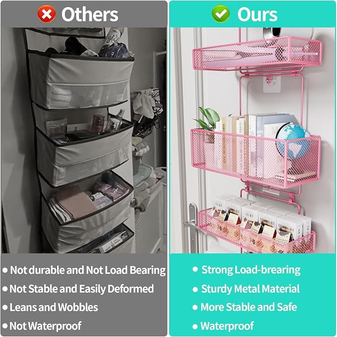 HapiRm Over Door Organizer Storage - Image 5