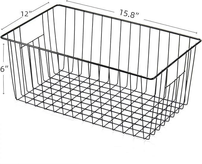 Upright Freezer Organizer Bins， Freezer Baskets - Image 3