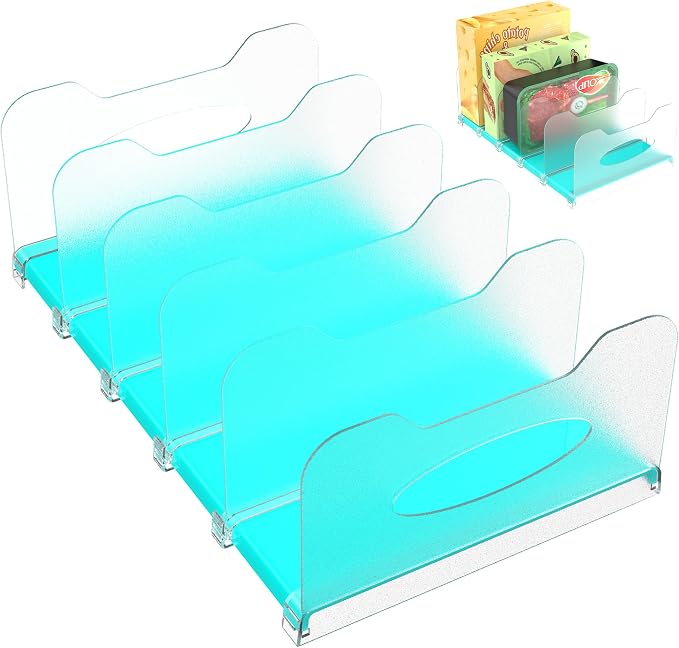 Freezer Organizer 12” Visible Fridge Organizer Rack by SURETIVIAN