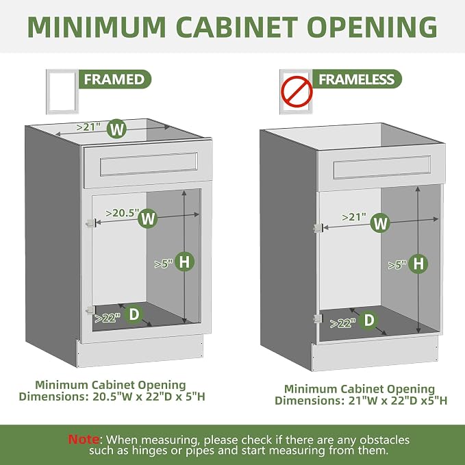 Pull Out Drawers for Cabinets, 19½” W x 21” D Soft Close Slide Out Drawers for - Image 9