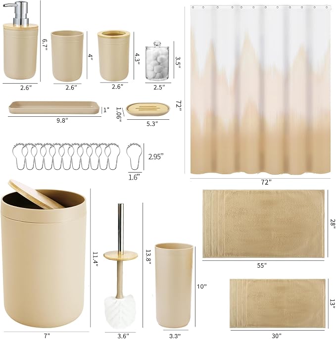iMucci Bathroom Accessories Bathroom Sets - Image 8