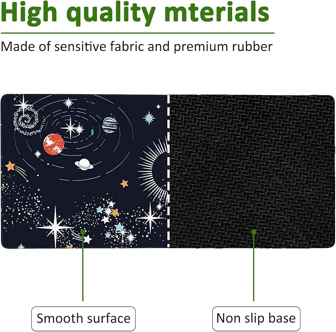 Space Galaxy Gaming Mouse Pad XXL Large Desk Mouse Pad Keyboard Mat - Image 3