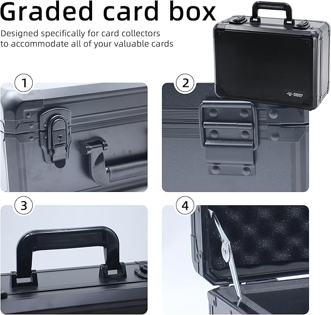 Graded Card Storage Box; Durable Sports, PSA Card Storage Case- Trading Card - Image 4