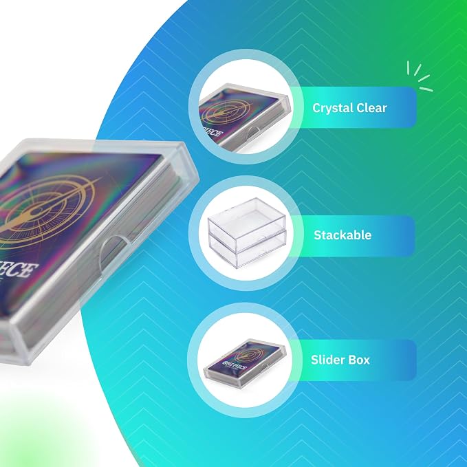 50 Pack Clear Acrylic Card Storage Boxes - Image 6