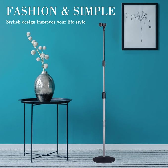 Hands Free Hair Dryer Stand Holder - 59in Adjustable Height - Image 4