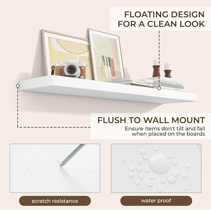 RICHFOCUS 40Inch Floating Shelves - Image 4