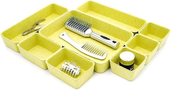 Welaxy Drawer organizers trays Felt storage bin home office Desk Minimalist - Image 3