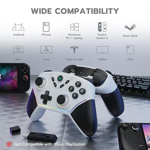 ISHAKO Wireless PC Controller – Gaming Controller - Image 2