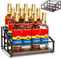 Coffee Syrup Organizer Rack, Liquor Bottle Display Shelf, 3 Tier 12 Syrup by kimilus