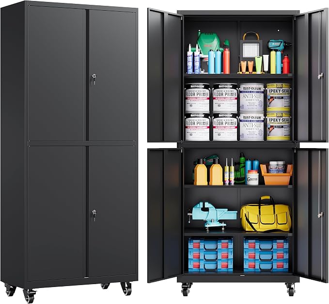 SISESOL Metal Storage Cabinet by SISESOL