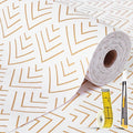 Shelf Liner for Kitchen Cabinets Non Adhesive Drawer Liner Gold Arrow Non-Slip by Kimhan