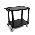 Pearington 2-Tier Compact Multi-Purpose Plastic Utility Cart by Pearington