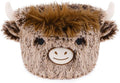 Highland Cow Plush Basket, Highland Cow Gift Basket by Hkojewp