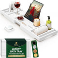 ROYAL CRAFT WOOD Premium Foldable Bathtub Tray by RoyalCraftWood