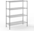 18" Deep x 42" Wide x 54" Height Wire Shelving Kit | 4-Tier | NSF Commercial by Regal+Altair