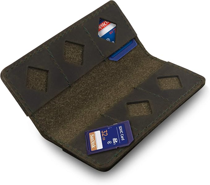 MegaGear Leather SD Card Holder by MegaGear
