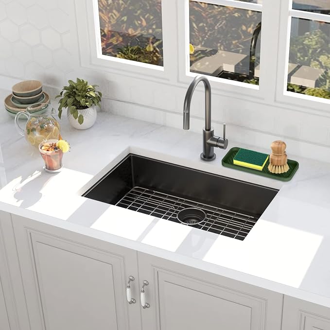 EG-SIPRO Silicone Sponge Holder, Kitchen Sink Organizer Tray, Sponge Caddy - Image 6