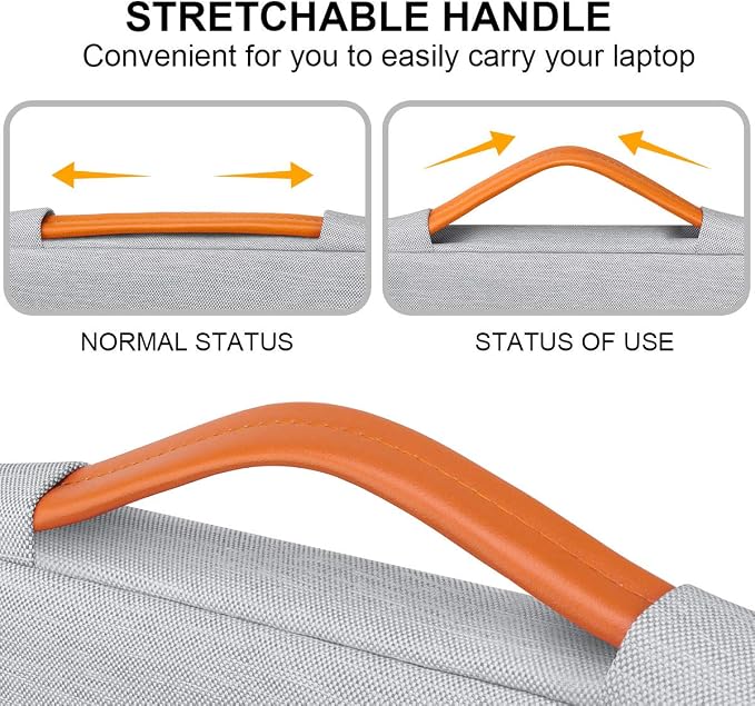 Lacdo 360° Protective 14 Inch Laptop Sleeve Case - Image 5