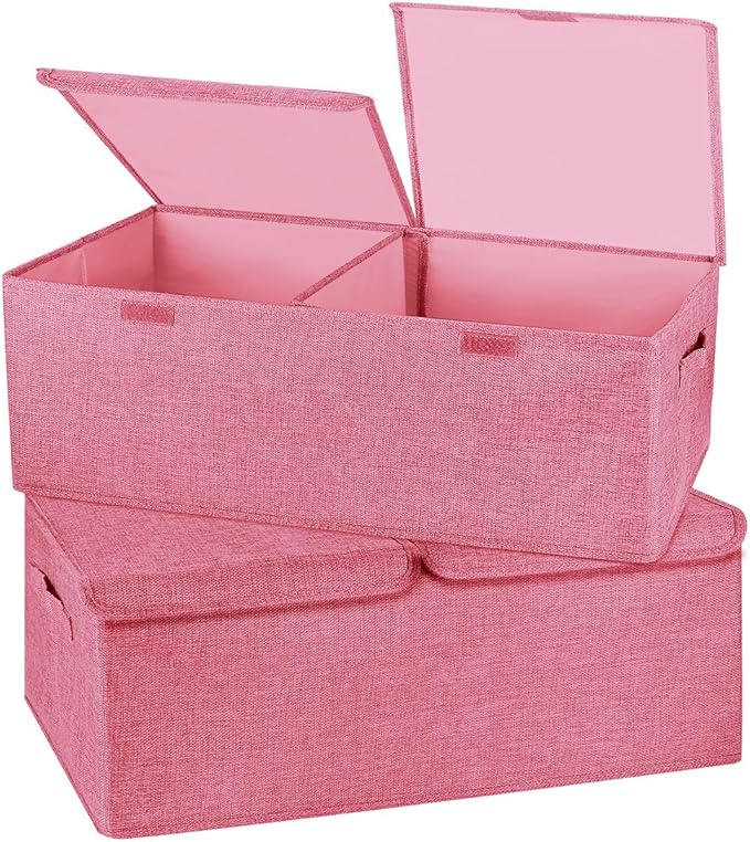 2 Pack Large Storage Boxes by Unknown