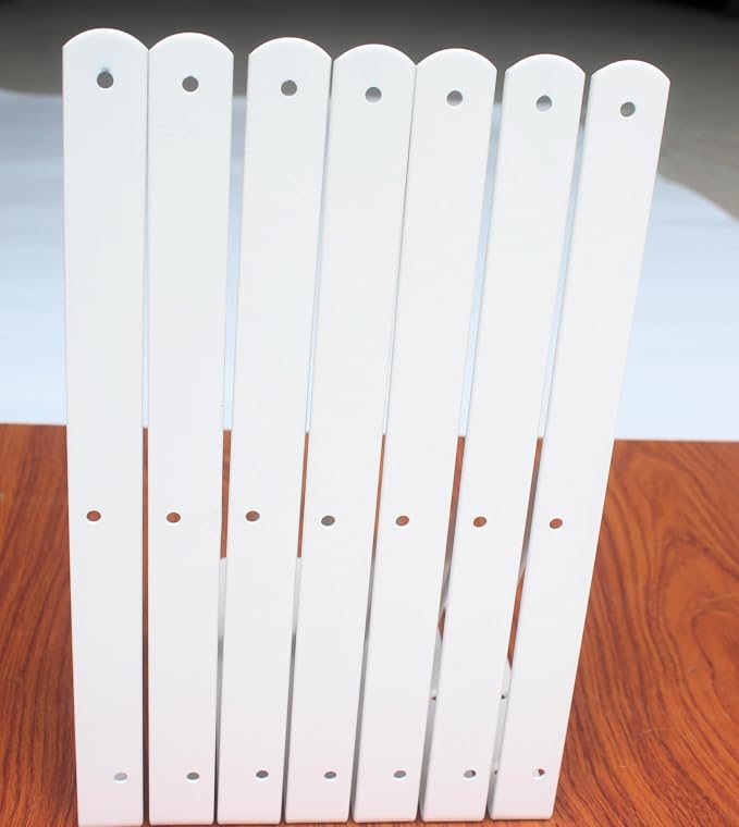 12 Pack L12 x H 8" White Heavy Duty Shelf Brackets - Image 7