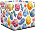 TropicalLife 13x13x13 Inch Large Fabric Storage Cube Easter Eggs Foldable by TropicalLife