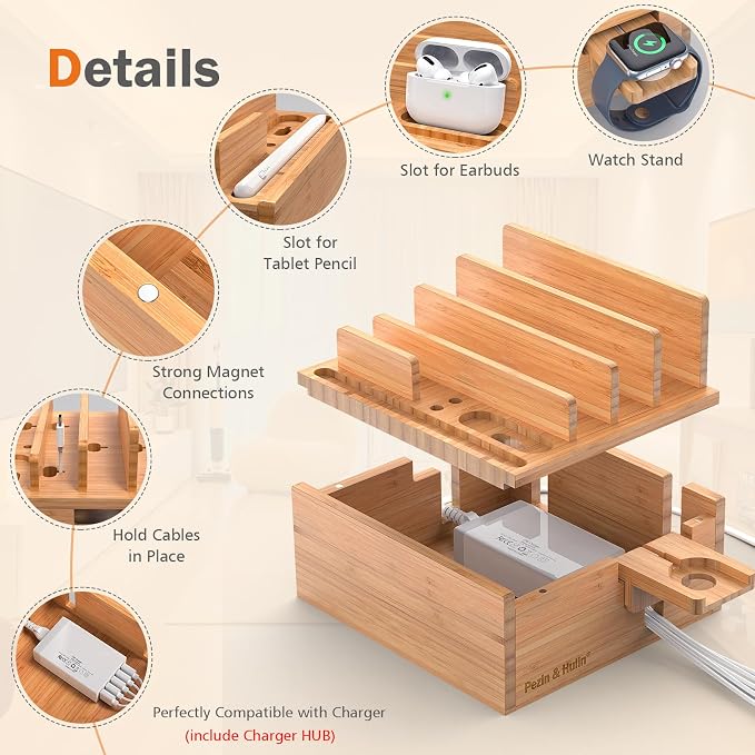 Pezin & Hulin Bamboo Charging Station - Image 2