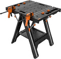 Worx Pegasus 2-in-1 Folding Work Table & Sawhorse, Easy Setup Portable Workbench by WORX