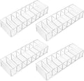 Foraineam 4 Pack Acrylic Compact Organizer Cosmetics Beauty Care Powder Holder by Foraineam