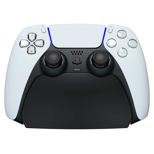 PlayVital Solid Black Controller Display Stand by PlayVital