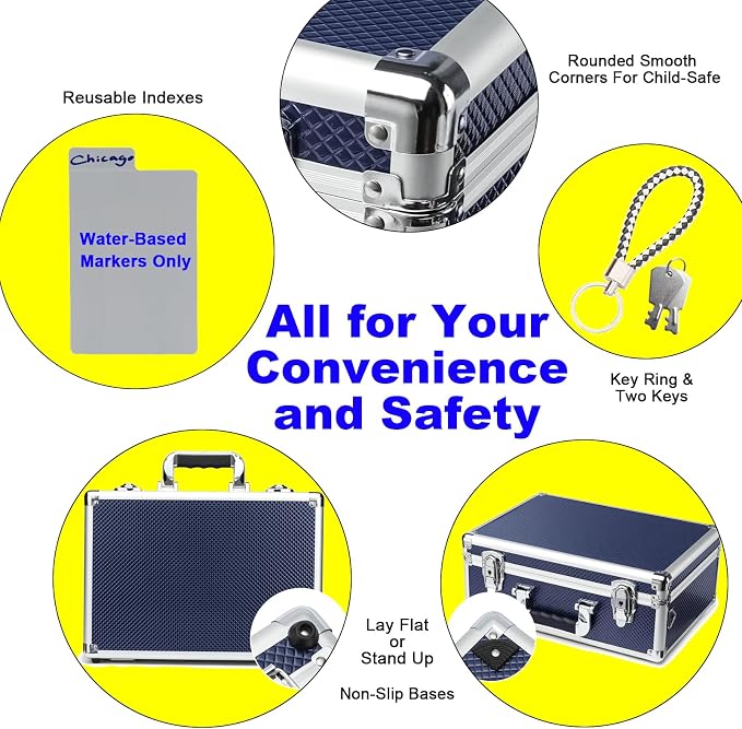 Multi color Card Storage Hard Case, Sports Card Collection Boxes, Trading Cards - Image 6