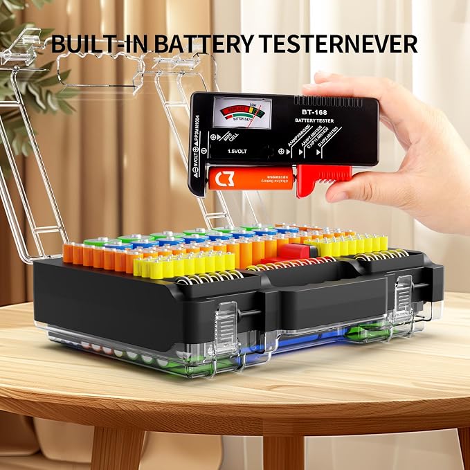 Battery Organizer Storage Holder Box Case - Image 3