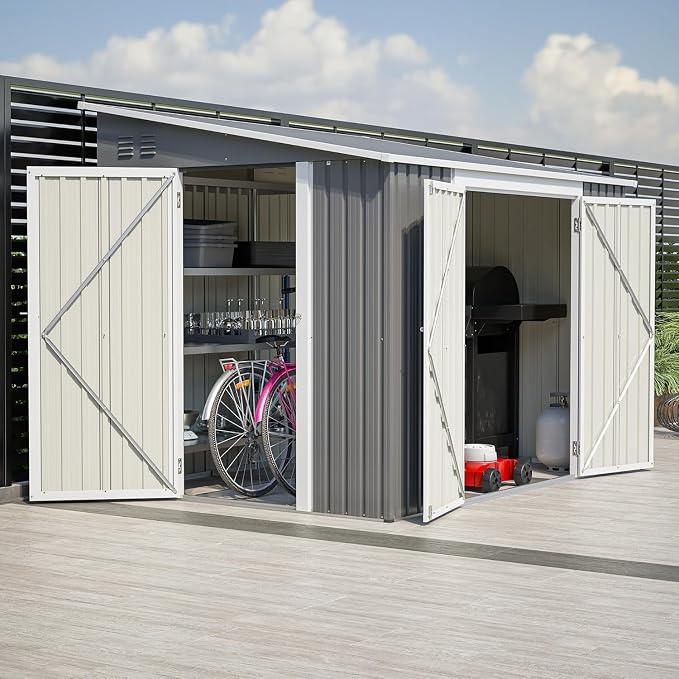 8x6 FT Outdoor Storage Shed by Mulinsonfly