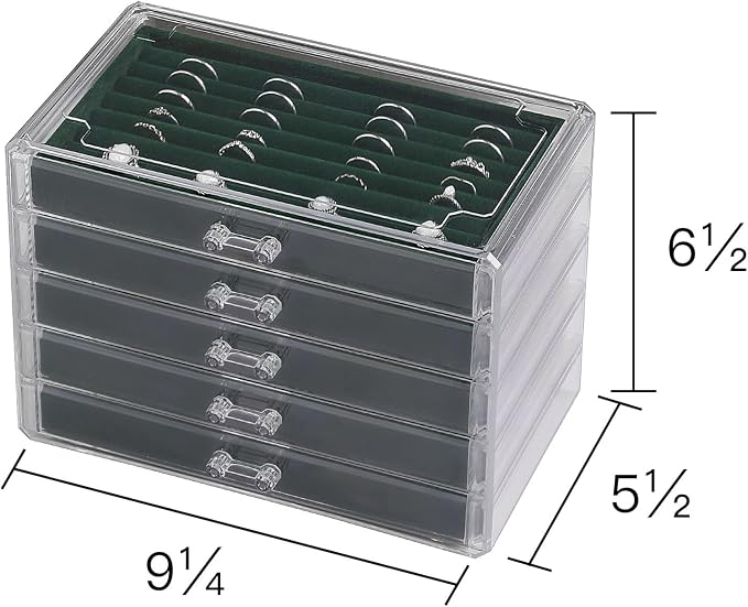 Frebeauty Extra Large Acrylic Jewelry Box - Image 7