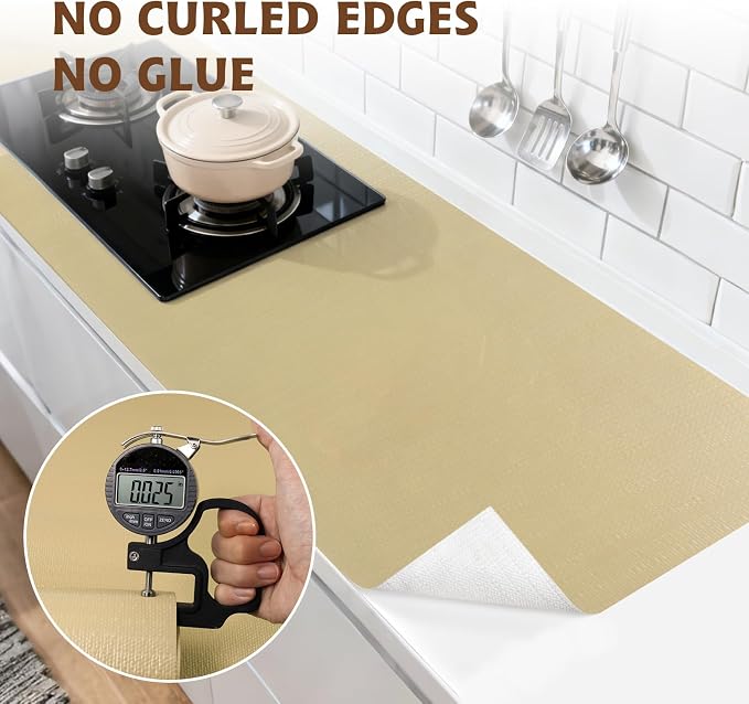 Shelf Liners for Kitchen Cabinets 12in x 20FT, Non Adhesive Drawer Liner Pure - Image 8