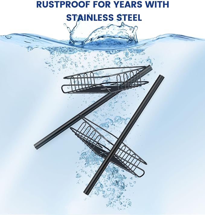 SEIRIONE Rustproof Shower Caddy and Organizer Corner - Image 6