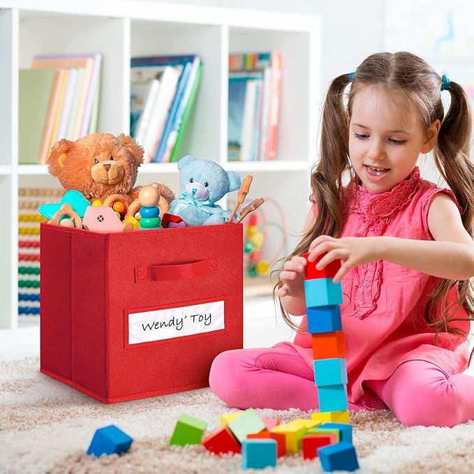 artsdi 13x13x13 storage cube bins Fabric storage cubes - Image 5
