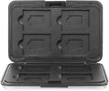 Memory Card Storage Box with Slots Secure Locking Organizer by Toddmomy