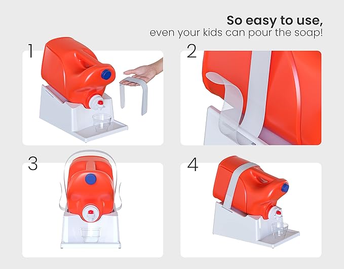 TidyFriend 3 Pack Liquid Laundry Detergent Holder Stand - Image 4