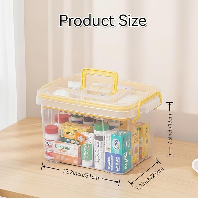 Pulseplay Clear Storage Box Container - Image 2