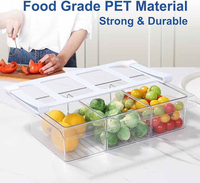 Pull-Out Fridge Drawer Organizer - Image 8