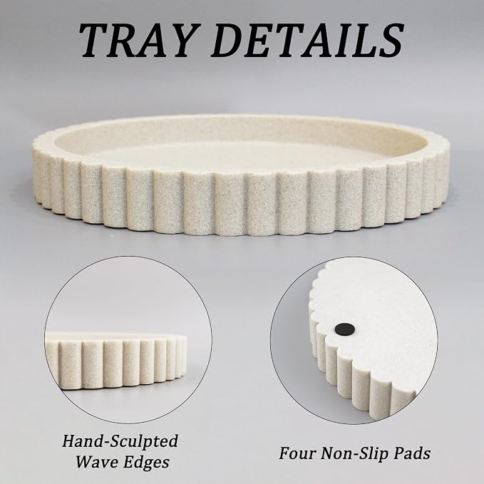 Decorative Coffee Table Tray, Modern Organizer - Image 6