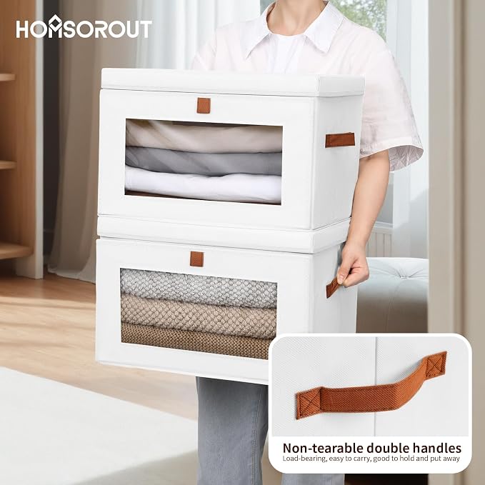 Large Clothing Storage Bins - Image 4