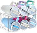 Sbosbo Water Bottle Organizer, Stackable Bottle Storage Rack, 4 Pack