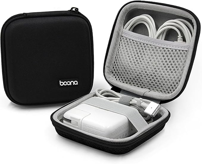 Charger Case for Macbook, Portable Tech Electronic Organizer Bag, Travel by Linpr