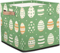 TropicalLife 13x13x13 Inch Large Fabric Storage Cube Easter Sage Green Foldable by TropicalLife
