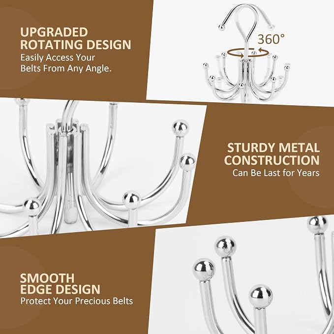 ZEDODIER Belt Hanger, Belt Organizer - Image 5