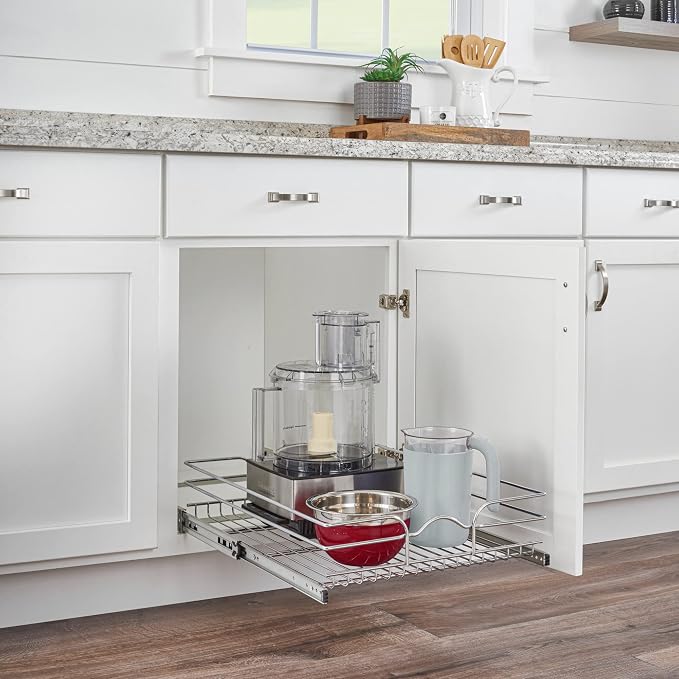 Rev-A-Shelf Kitchen Cabinet Pullout Shelf and Drawer Organizer Slide Out Pantry - Image 2