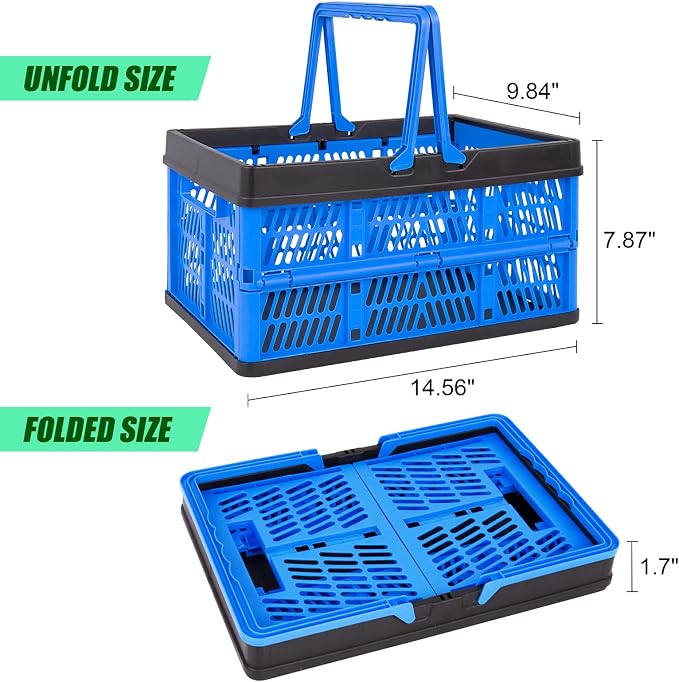 3 Packs 20Liter Collapsible Storage Crates - Image 2