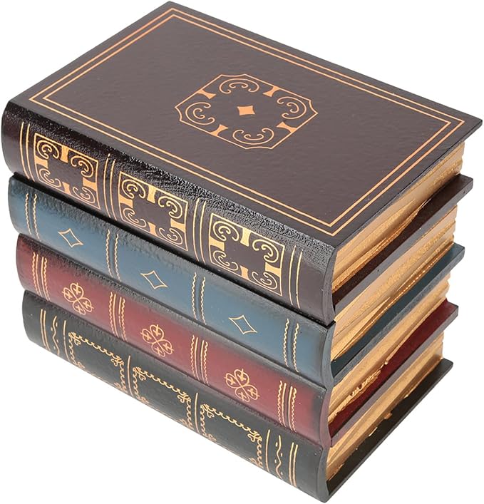 Joyzan Decorative Fake Book Box, Book Safe Dictionary Secret Cash Storage by Joyzan