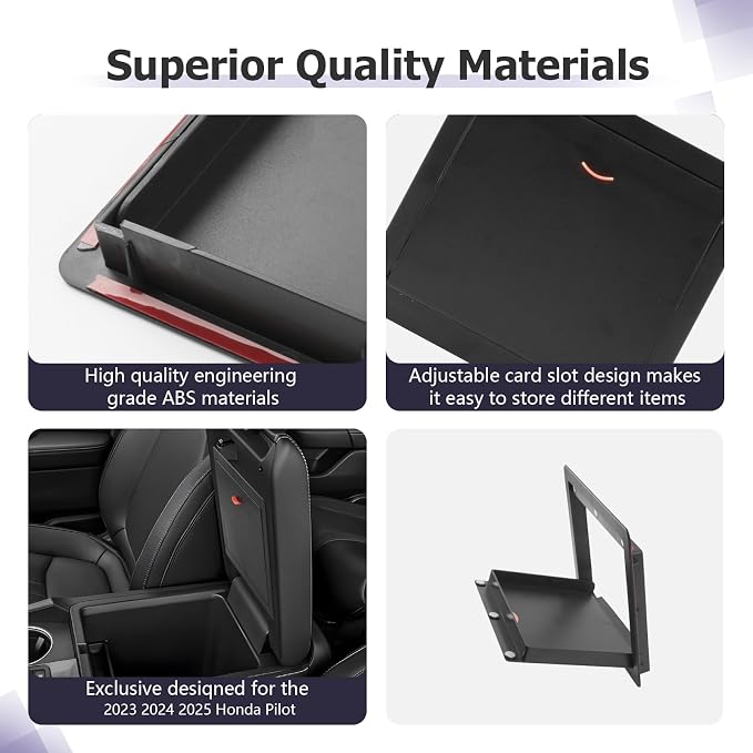 LUWU Center Console Hidden Box Organizer Compatible - Image 5
